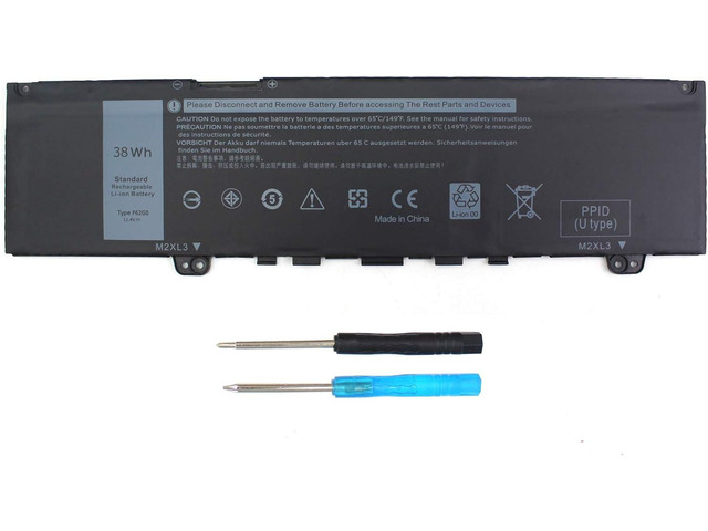 38WH 39DY5 F62G0 Battery for Dell Inspiron 13 7000 i7373 7373 7386 2-in-1 7370 7