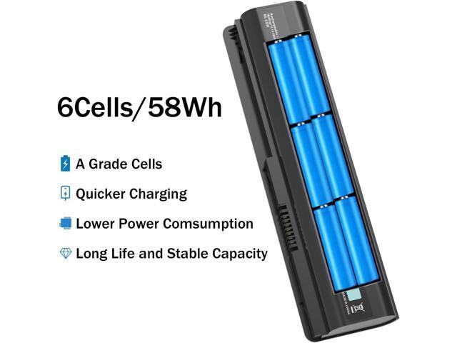 TAUPO Replacement Laptop Battery 593553-001, Compatible with HP MU06, HP MCompaq Presario CQ32 CQ42 CQ43, HP Pavilion dm4 g4 g6 g7 DV3-4000...