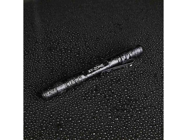 5PCS Led Pen Flashlight 1000 Lumens Lamp Clip Mini Black 507 Pocket Penlight Flashlight Torch Powered by 2 AAA Battery(Battery Not Included)