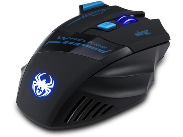 zelotes Wireless Mouse,4 Adjustable DPI,7 Buttons,Ergonomic Design,Energy-Saving,2.4GHz with USB Receiver,Optical Portable Mouse for...