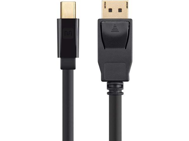M Mini DisplayPort 1.2 to DisplayPort Cable - 1.5 Feet, 4K Capable, Supports 3D Video - Select Series