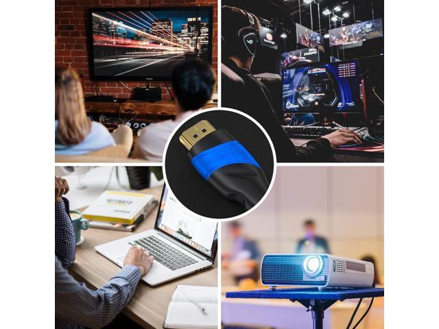 HDMI Cable 4K 20ft with A. I.S Shielding Designed in Germany (Supports All HDMI Devices Like PS5, Xbox, Switch 4K@60Hz, High Speed HDMI Cord...