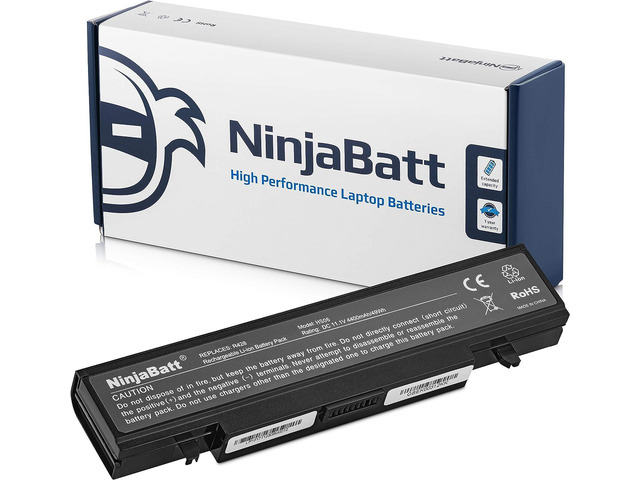 NinjaBatt Battery for Samsung AA-PB9NC6B AA-PB9NS6B AA-PB9MC6B NP300E5A R540 RV510 RV511 NP305V5A AA-PB9NS6W NP300V5A Q430 RC512 RV515 NP355V5C...