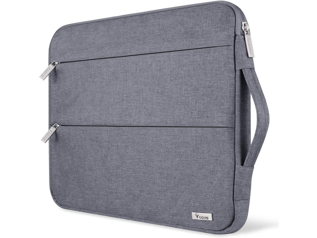 Voova 15.6-16 Inch Laptop Sleeve, Laptop Case, MacBook Case, Gray Slim splash-proof 16-inch laptop sleeve compatible with MacBook Pro M1-M4 Max,...
