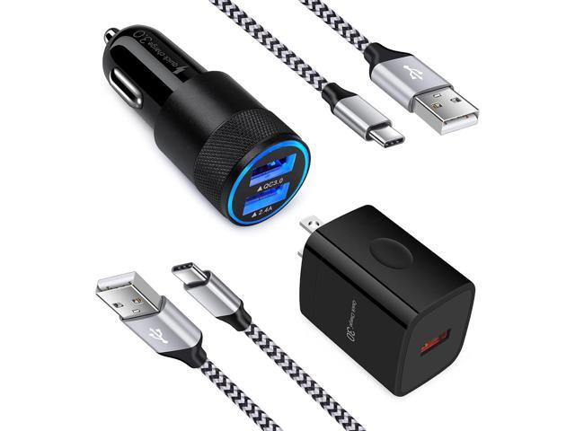 Fast Car Phone Charger for Samsung Galaxy S25 Edge Ultra Plus S25+ S24 FE A55 A35 A15 S24 S23 S22 S21 S20 5G FE Plus Ultra S10 S10e S9 S8 Note 20...