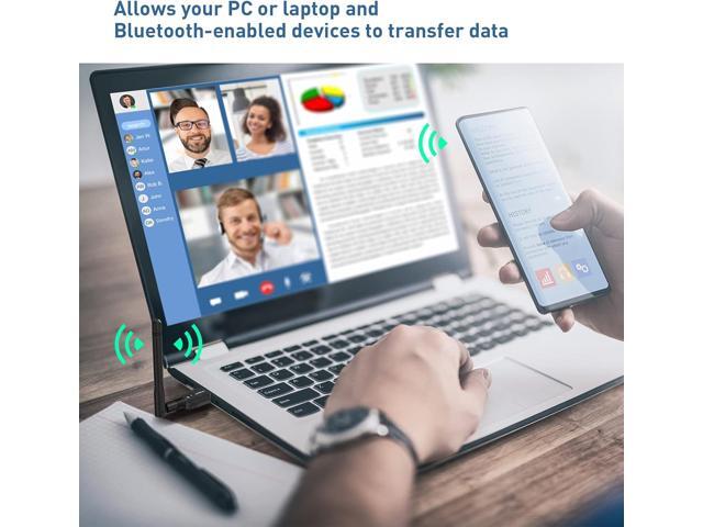 Long Range USB Bluetooth 5.1 Adapter for PC USB Bluetooth Adapter Wireless Audio Dongle 328FT / 100M 5.1 Blue Tooth Transmitter Receiver for...