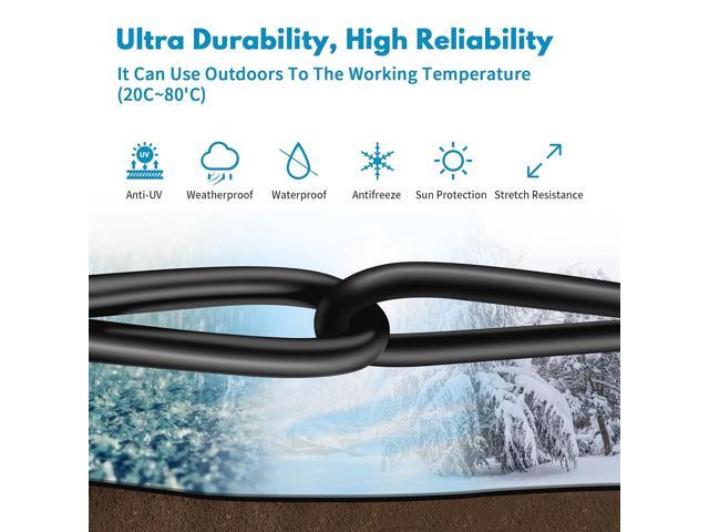 Cat 8 Ethernet Cable, 1.5Ft 3Ft 6Ft 10Ft 15Ft 20Ft 30Ft 40Ft 50Ft 60Ft 100Ft Heavy Duty High Speed Internet Network Cable, Professional LAN Cable...
