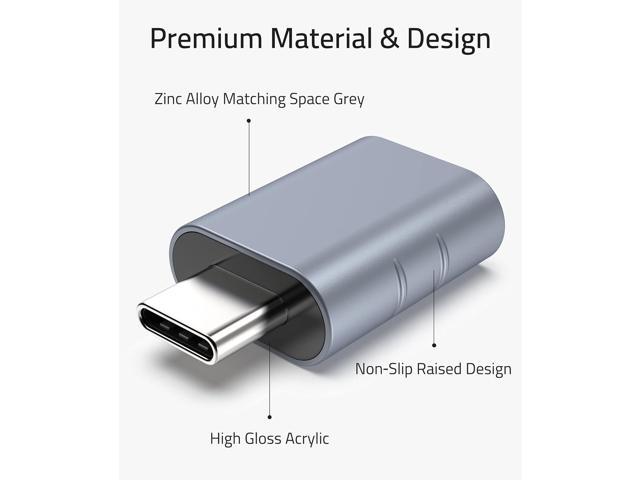 KEHIPI USB C Male to USB3 Female Adapter Compatible with iPhone 15 Pro Max iMac 2021, iPad Pro 2021, MacBook Pro 2020 / Air 2020 and Other Type C...