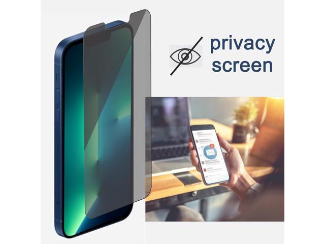 Ailun 2Pack Privacy Screen Protector for iPhone 13 Pro Max[6.7 inch] + 2 Pack Camera Lens Protector, Anti Spy Private Tempered Glass Film, [9H...