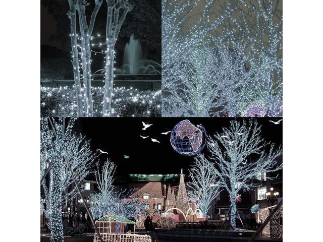 LJLNION 300 LED String Lights Outdoor Indoor, Extra Long 98.5FT Super Bright Christmas Lights, 8 Lighting Modes, Plug in Waterproof Fairy Lights...