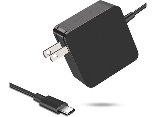 65W USB C Power Adapter, Fiattigear Type C Power PD Wall Fast Charger Compatible with Mac Book Pro, Dell Latitude, Lenovo, Huawei Matebook, HP...