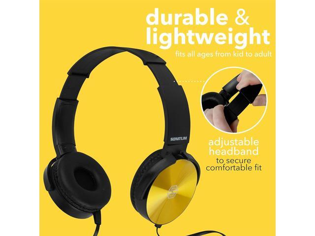 Classroom Headphones-Bulk 10-Pack, Student On Ear Color Varieties- Comfy Swivel Earphones for Library, School, Airplane, Kids-for Online Learning...