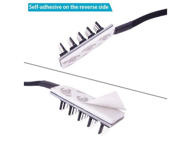 (2 Pack) 4-Pin PWM PC Case Fan Hub Power Supply Cable 1 to 5 Way Splitter PC Motherboard Fan Power Extension Cable Cord for ATX Computer Case 4-Pin...