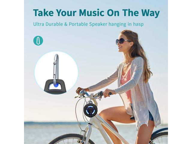 EBODA Bluetooth Shower Speaker, Portable Bluetooth Speakers, IP67 Waterproof Wireless Speaker with LED Light, Floating, 2000mAh, True Wireless...