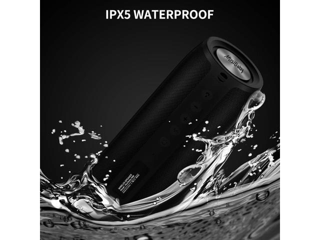 Bluetooth Speaker,MusiBaby M88 Speakers,Dual Pairing, Bluetooth 5.3,Loud Stereo Sound,Booming Bass,30H Playtime for Home& Outdoor...