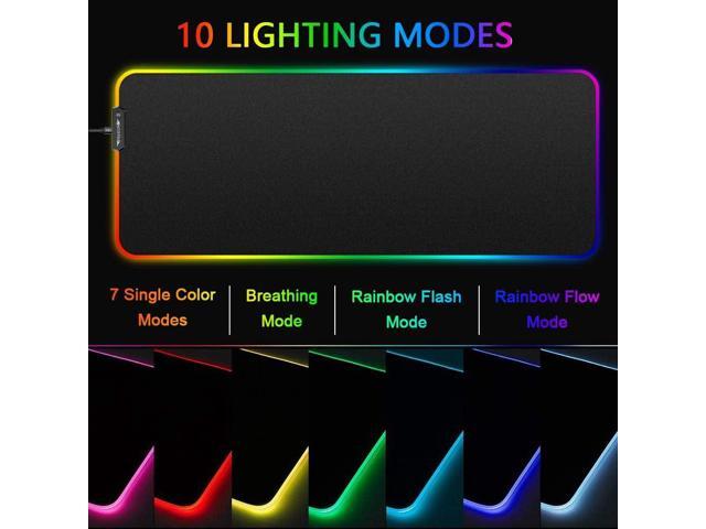 FELiCON Wired Game Keyboard and Mouse Combo, RGB LED Backlit Mechanical Feel Keyboard with Hand Rest Phone Holder,and 6 Button 3200 DPI Mice and...