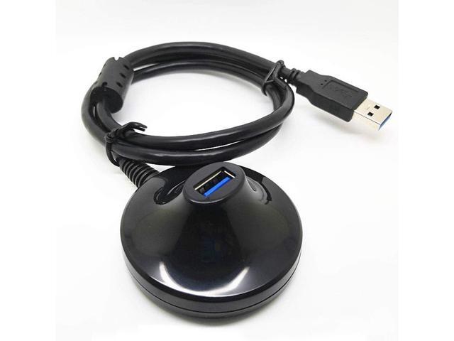 Pinzv High-Speed USB3.0 WiFi Adapter Extension Cable with Pedestal-Desktop Vertical Base Extension Cable Cradle 3.0 USB Base Dock Holder for USB...