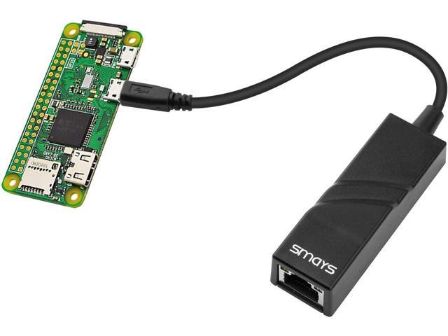 OTG Micro USB Ethernet Adapter for Raspberry Pi Zero, Android Tablet, Samsung Galaxy Tab Pro 10.1 - USB to RJ45 LAN Network