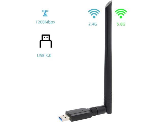Geekworm Jetson Nano WiFi Adapter Dual Band Wireless USB 3.0 Adapter 5GHz and 2.4GHz 1200Mbps Network Card
