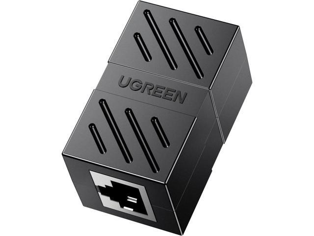 UGREEN RJ45 Coupler Cat7 Cat6 Cat5e Ethernet Cable Extender Adapter LAN Connector in Line Coupler Female to Female Black