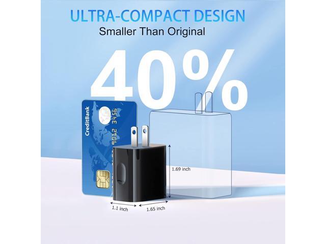 20W USB C Fast Charger+Quick Fast Charger 3.0 Wall Charger, Bangfun 5 Pack Dual Port PD Fast Charging Block Power Adapter Compatible iPhone...