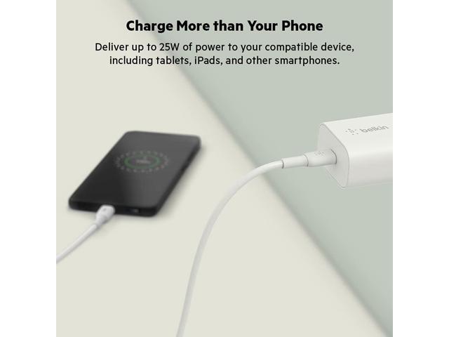 Belkin - USB-C PD 3.0 PPS Wall Charger 25W - White - image 8