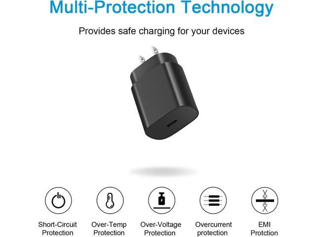 Type C Charger Fast Charging - 25W USB C Charger Block, Android Phone Wall Charging with 6Ft Type C to C Cable for Galaxy S25 Ultra/S25/S25+/S24...