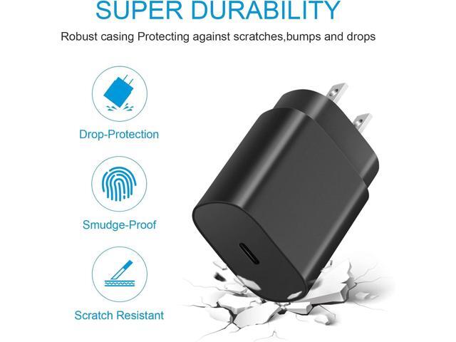 Type C Charger Fast Charging - 25W USB C Charger Block, Android Phone Wall Charging with 6Ft Type C to C Cable for Galaxy S25 Ultra/S25/S25+/S24...