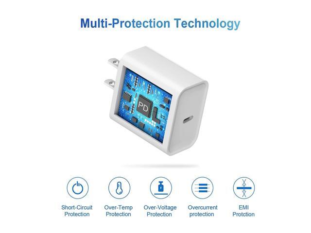 iPhone 15 14 13 Charger Block,20W PD USB C Charger iPhone Fast Charger Plug Type C Wall Charger,PD Durable USB-C Power Delivery Adapter Box...