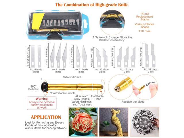 42 Piece 3D Print Tool Kit Includes Debur Tool, Cleaning and Removal Tool with Storage Bag, 3D Printer Tool Set for Cleaning, Finishing and...