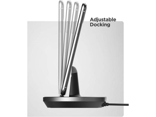 Fast Charging Power Stand for iPhone and iPad Models - MFi Certified Lightning Dock with USB-C Wall Adapter (for All iPhone 12/13 /14 Models)