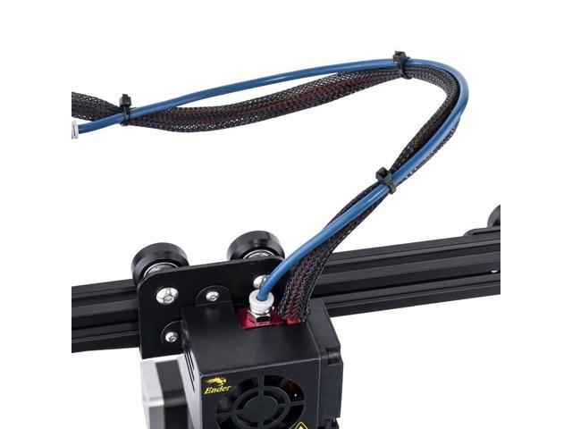 Upgrade 3D Printer Accessories with All Metal Extruder Feeder, Capricorn Bowden Tubing, Pneumatic Couplers, Bed-Level Springs for Creality Ender...