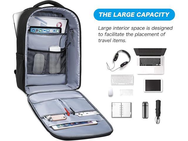 MOSISO 15.6-16 inch 35L Laptop Backpack with USB Charging Port for Women Men, Waterproof Hardshell Travel Business Computer Bag, Anti-Theft Daypack...