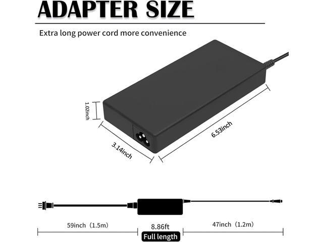 150W AC Adapter Charger for HP ZBook 15V G5 G6/15 G3 G4 G5 G6 Studio G3 G4 G5 G6 OMEN by HP Laptop 15 17 15-AX033DW 17-W033DX 15-AX250WM Pavilion...