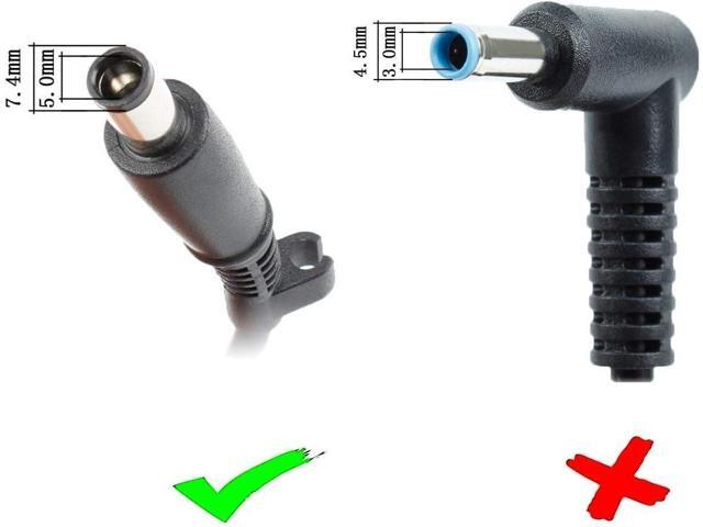 Dtk 18.5V 3.5A 65W for HP Ac Adapter Laptop Computer Charger Notebook PC Power Cord Supply Source Plug Connector Size: 7.4 x 5.0 mm with pin Inside