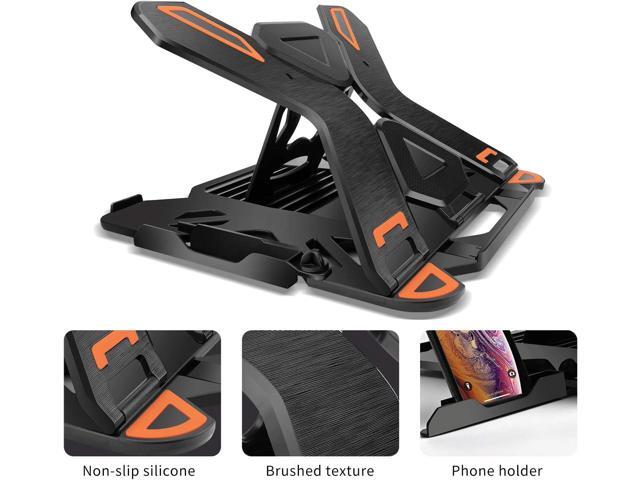 Laptop Stand Adjustable Laptop Computer Stand Multi-Angle Stand Phone Stand Portable Foldable Laptop Riser Notebook Holder Stand Compatible for 10...