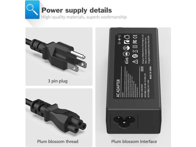 65W 3.25A AC Adapter Laptop Charger for Lenovo Thinkpad T400 T410 T420 T420s T500 T520 T530 E545 T61 X140e X230; X220 X230t X300 X60 S230u T400...