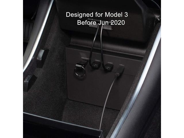 TAPTES USB Hub 5 in 1 Ports for Tesla Model 3 Before June 2020(Not Fit for Model Y),Dashcam & Sentry Mode Viewer USB Hub dongle USB (Not Fit for...