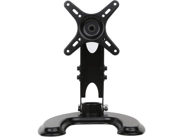 U-Shape 10' to 27'inch 180 Degree Adjustable LCD Monitor Stand Mount Folding VESA Monitor Stand All-Metal-Body With VESA Hole 75x75mm 100x100mm