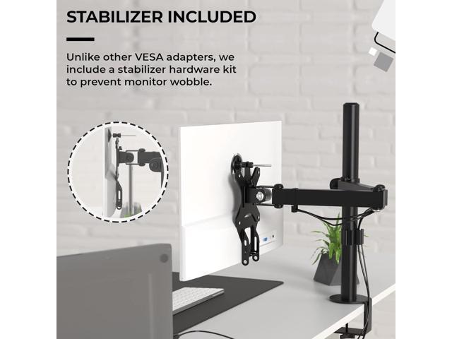 HumanCentric VESA Mount Adapter for HP Monitors 22er, 22es, 22f, 23er, 23es, 23f, 24ea, 24ec, 24er, 24es, 24f, 24fw, 25er, 25es, 25f, 27er, 27ea,...