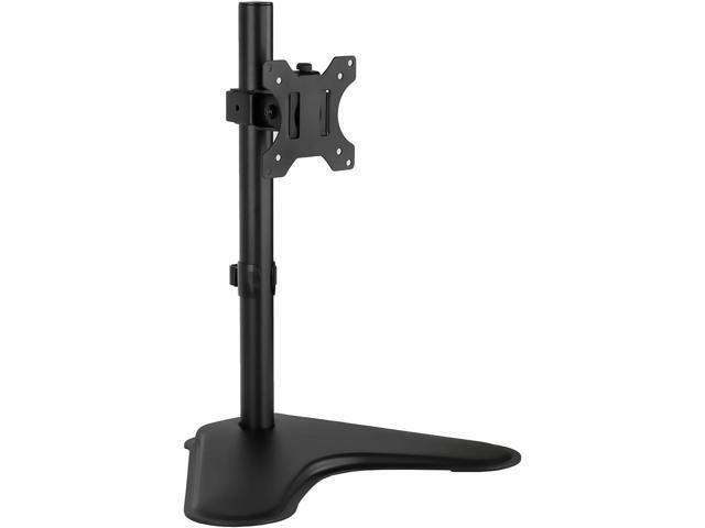 Mount-It! Free Standing Monitor Stand for Desktops Single Monitor Mount VESA 75 100 Compatible Displays Height Adjustable Tilt Swivel...