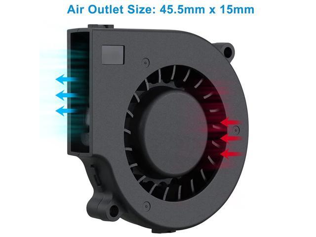 GDSTIME 75mm USB Fan, 75mm x 15mm Blower Fan, 5V DC Brushless Cooling Fan For Laptop