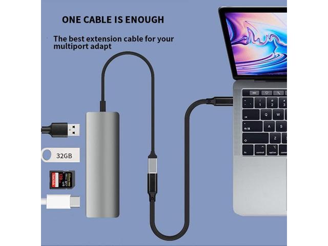 TAIBEYOR USB C Extension Cable 6.6FT,4K Video USB 3.1 Gen 2 10Gbps USB C Extender 100W Fast Charging Male to Female Compatible with Switch...