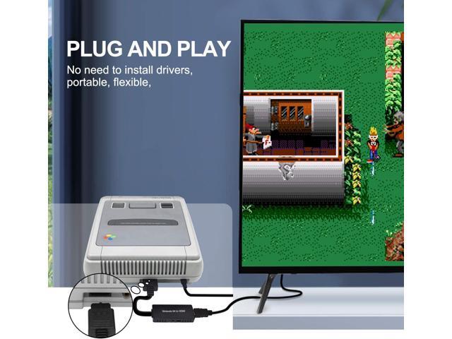N64 to HDMI Converter Converts N64 Game Console Video Signal to HDMI Signal Easily Connect The Game Console to HDTV Adapter/ConverterSupport...