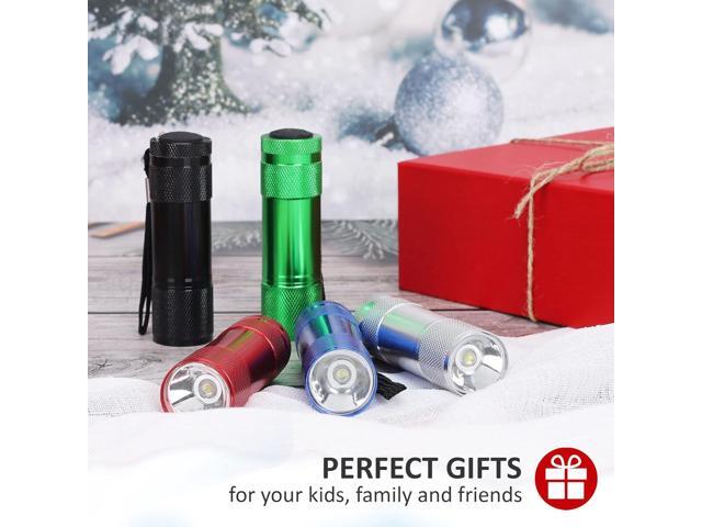 FASTPRO 20-Pack 100 Lumen Super Bright Aluminum LED Flashlights Set, with AAA Dry Batteries Included and Pre-Installed
