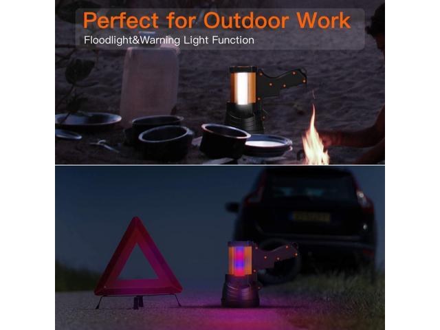 BUYSIGHT Rechargeable Spotlight,Spot Lights Hand held 1000,000 lumens Large Flashlight Handheld Spotlight Lightweight and Super Bright Flashlight...