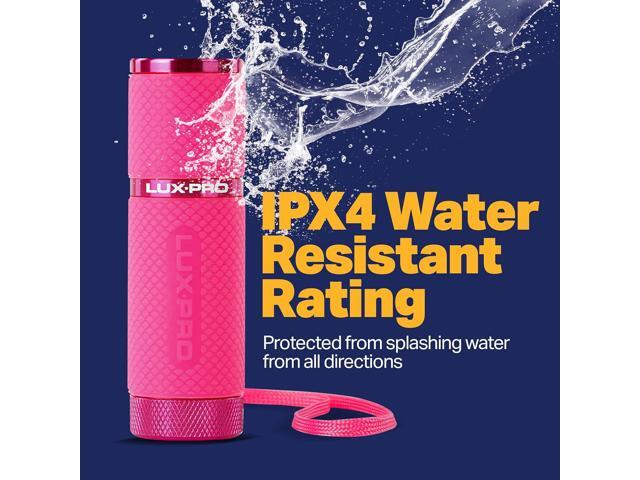 LUX-PRO LP395 Gels Glow in Dark 9 LED Flashlight (Pink, Purple, Teal)