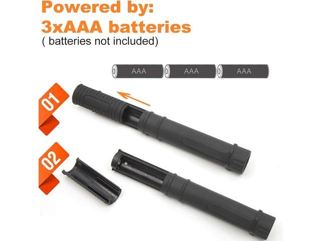 COB LED Work Flashlight with Magnetic Base and Clip Multi-Function Pocket Pen Light Inspection Work Light, 4 PCS