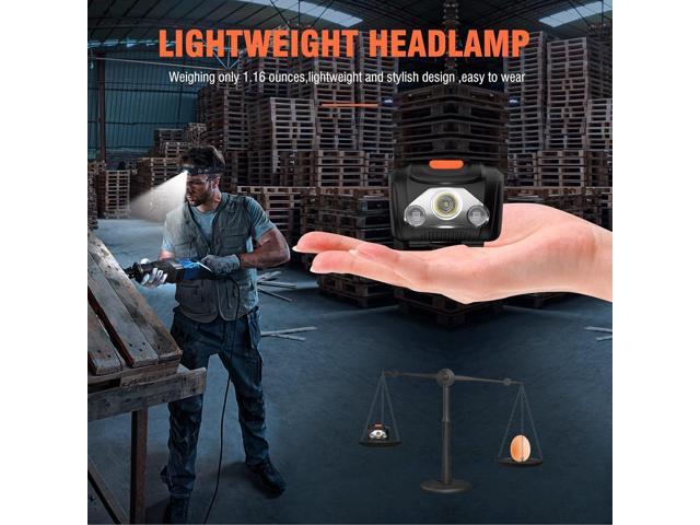BORUIT LED Headlamp Red White Light Head Lamp [2-Pack] AAA Battery Super Bright Headlight 4 Mode Head Flashlight for Kids Adult Camping Running...