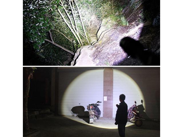 2 Pack Tactical Flashlight,Ultra Bright 3000 Lumens Zoomable 5 Light Modes LED Flashlights for Camping Hiking Emergency, Hurricane, Power Outage,